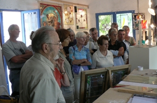 Dans l'atelier de vitraux