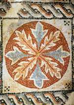 D&eacute;tail d'une mosa&iuml;que (Villa Loupian)