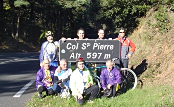 Arr&ecirc;t au col Saint-Pierre
