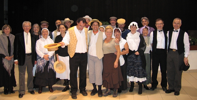 Les com&eacute;diens vous saluent